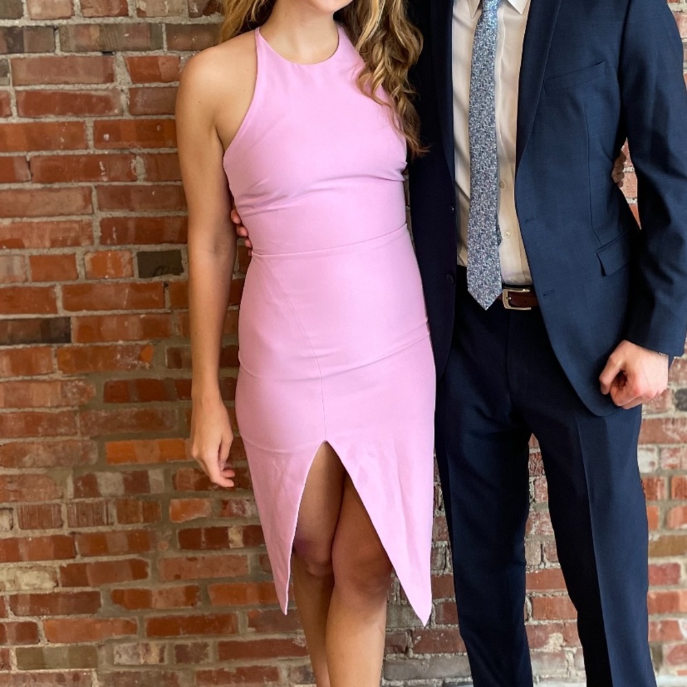 Bardot Pink Midi Dress